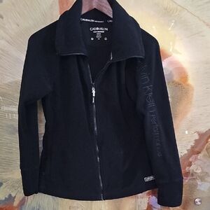 Calvin Klein Black Performance Fleece Utility Jacket Excellent Condition Size S